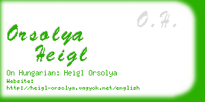 orsolya heigl business card